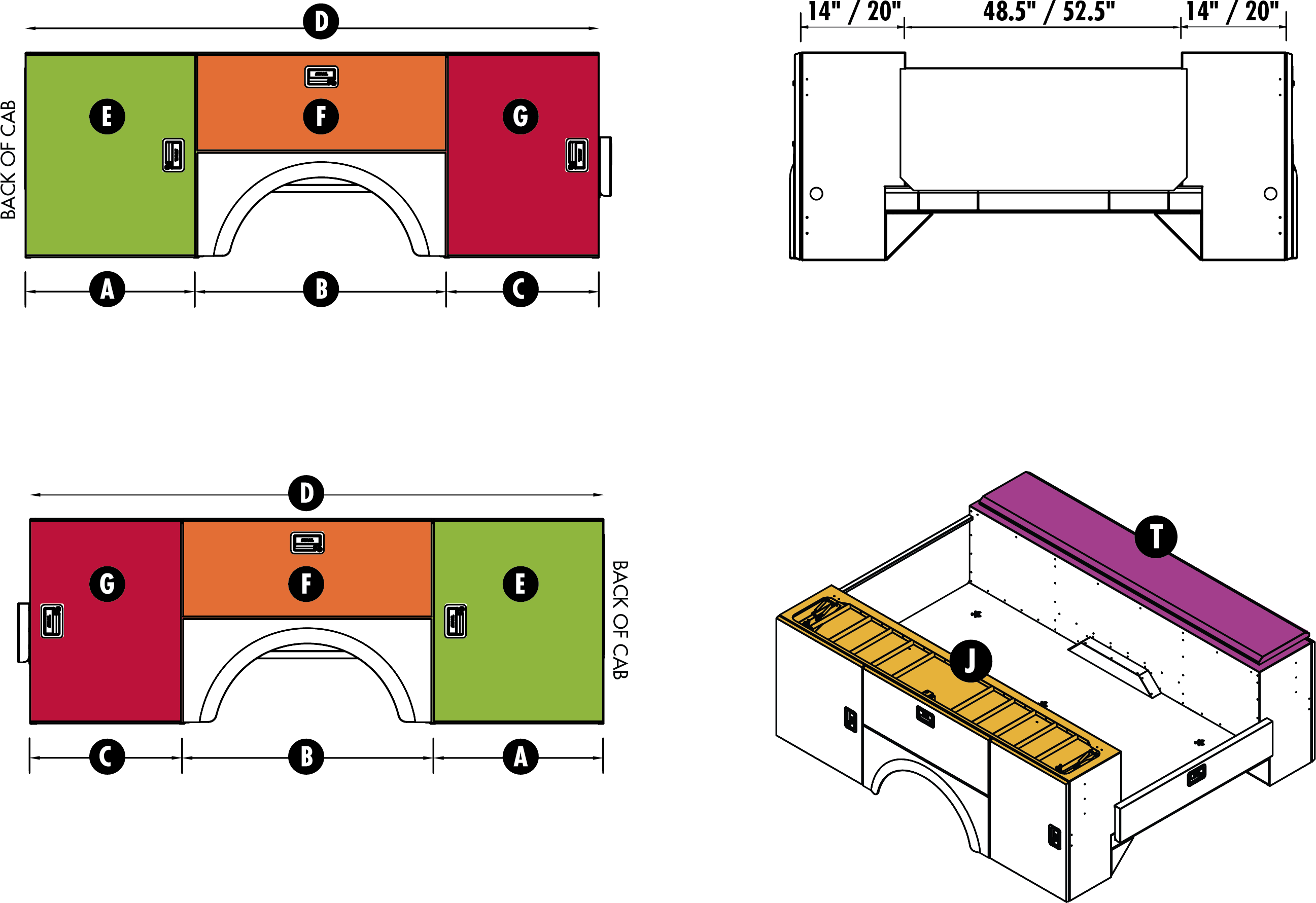 CST 98 Compartment Layout