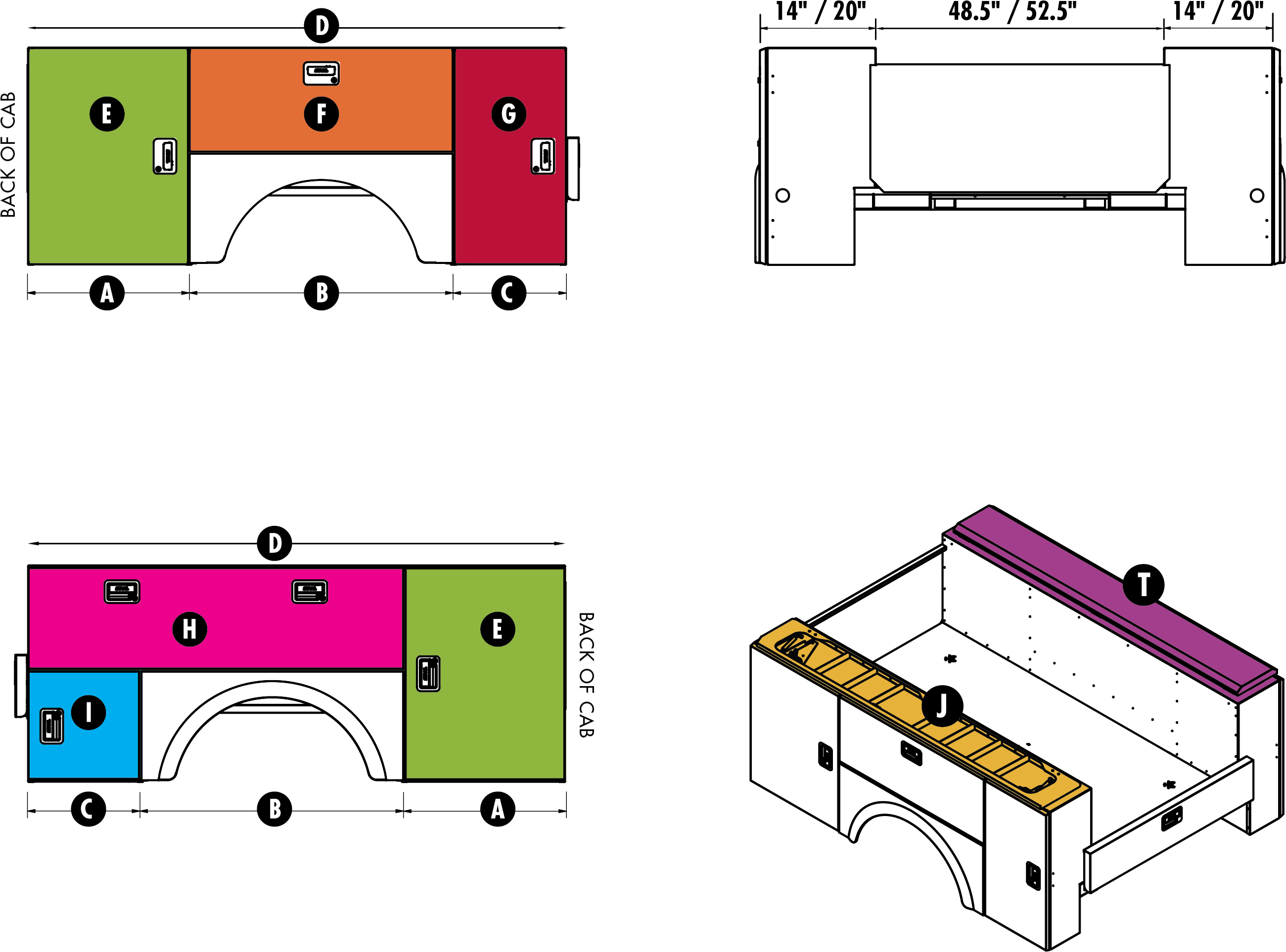 CST 98 Compartment Layout